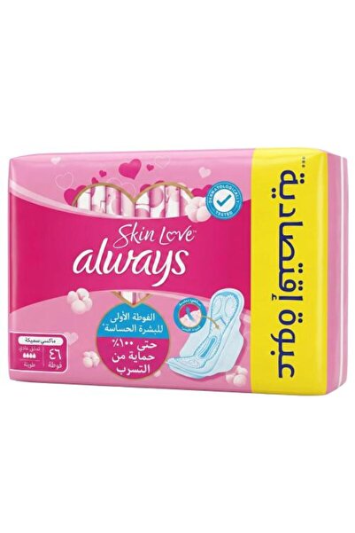 Always Maxi Thick Sanitary Pads for Sensitive Skin – 46 Pads
