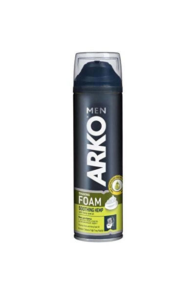 ARKO Men's Shaving Foam with Hemp Seed Oil - 200 ml