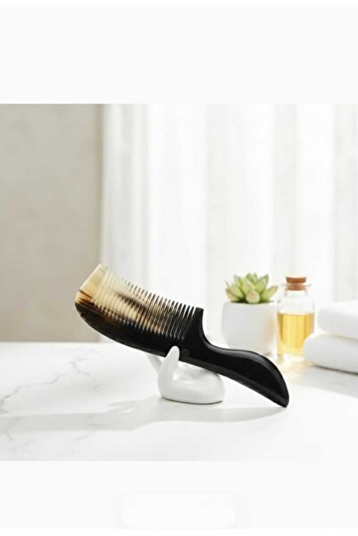 Sarego مشط عظم طبيعي مصنوع يدويًا للجنسين مضاد للكهرباء الساكنة وصحي