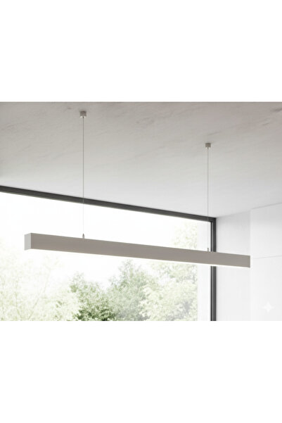 YURDUGÜL 100 cm Alüminyum Beyaz Kasa Lineer Aydınlatma 3000K Gün Işığı
