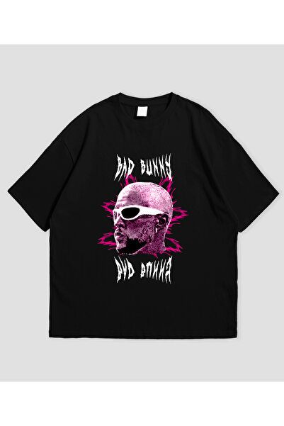 SVART WEAR Μπλουζάκι Unisex Bad Bunny με τύπωμα oversized