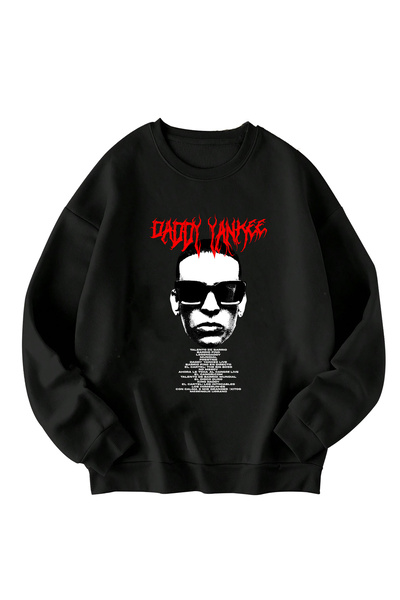 SVART WEAR Daddy Yankee cu imprimeu supradimensionat Hanorac unisex tricou