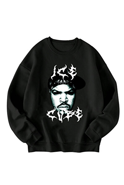 SVART WEAR Ice Cube cu imprimeu supradimensionat Hanorac unisex tricou