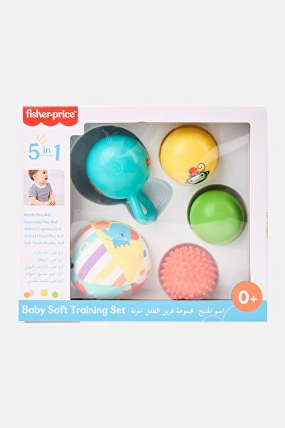 FISHER PRICE 5 In 1 Baby Soft Training Set, Green Combo