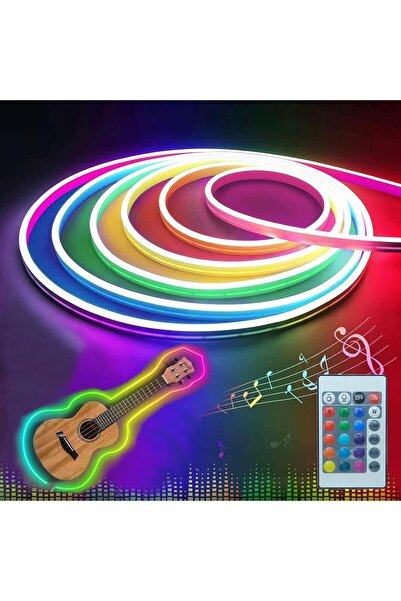 Delixa Uzaktan andalı 5 Metre Renkli Su Geçirmez Flexible Ev Dekorasyon Bahç ...