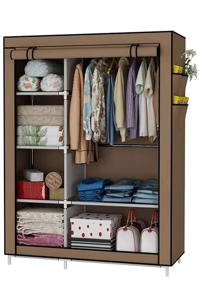 Roman Gifts Portable Fabric Wardrobe Closet 170x105x45 cm