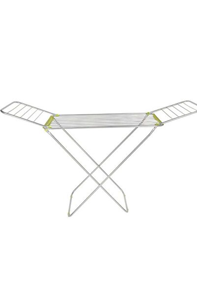 ROYALFORD Foldable Aluminum Clothes Dryer Stand for Home and Travel - Silver