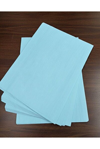 aybaş kağıtçılık Mavi Renk Pelur Kağıdı 25x35 Cm (25 Adet) Paketleme Kağıdı, ...