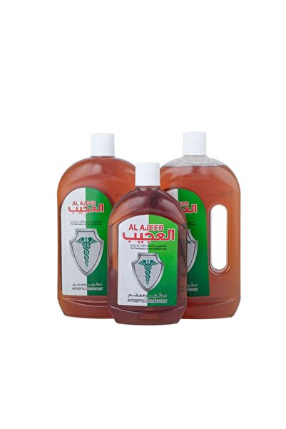 Al Ajeeb Al-Ajeeb Disinfectant and Sanitizer 750ml + 750ml + 500ml