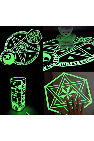 G Glixicom Banda Fosforescenta Verde Autoadeziva 2 cm x 3 m