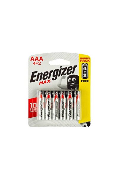 Energizer Max AAA Remote Battery Pack 4+2