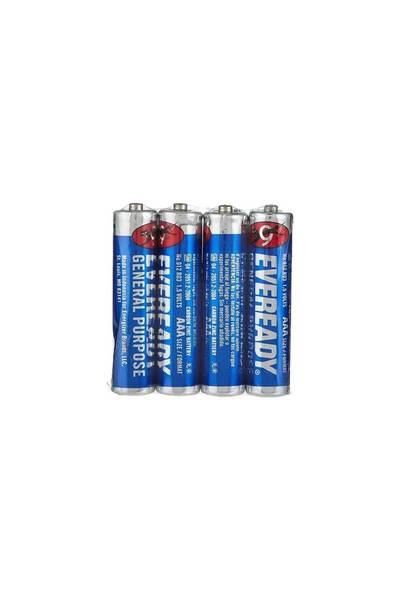 Meven Set Beauty بطاريات أفريدي للأغراض العامة AA، عبوة من 4 بطاريات زرقاء