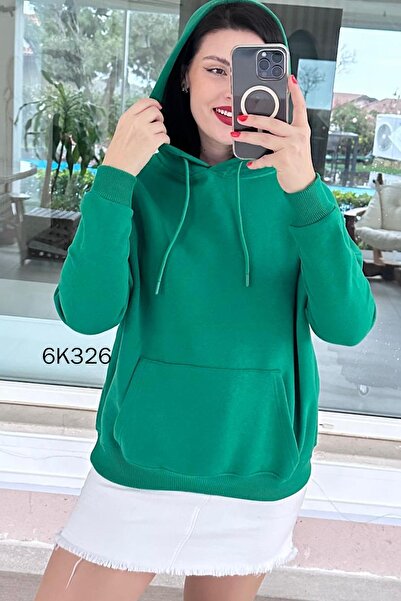 İnce Topuk Hooded 2 Thread Sweatshirt 6K326