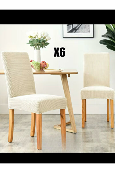 intil sandalye kılıfı sandalye Örtüsü Likralı Esnek Yıkanabilir 6 adet petek ...