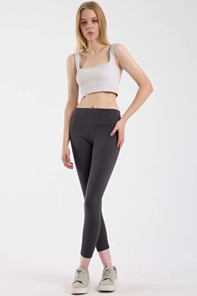 Sementa Soft Textured High Waist Shaping / Sculpting Leggings - Anthracite