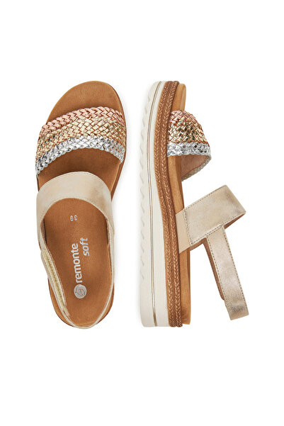 Remonte women's sandals gold