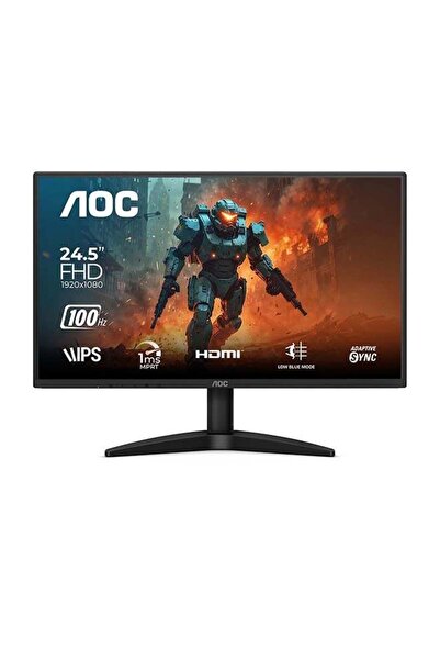 Aoc 25 Inch FHD IPS Gaming Monitor 100Hz 1ms MPRT 25B36H Black
