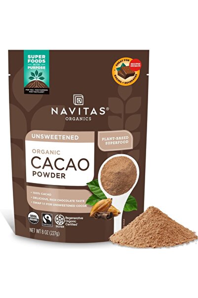 Navitas مسحوق الكاكاو العضوي 227 غرام