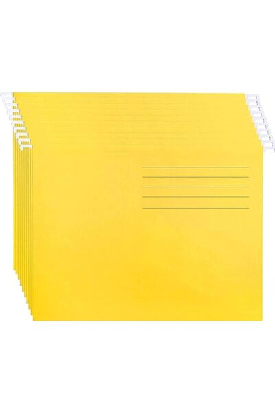 MARKQ Hanging File Folders (Pack of 10) - Yellow