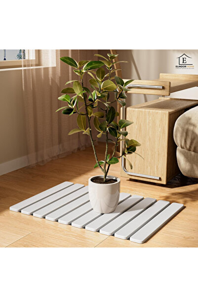 Elindor Covoraș de baie pliabil, din diatomit, antiderapant, absorbant, 60 x ...