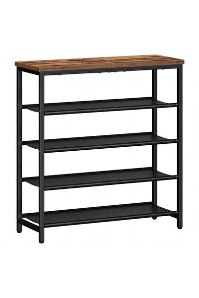 Elindor Organizator de pantofi ®, suport mare pentru pantofi cu 5 niveluri, f...