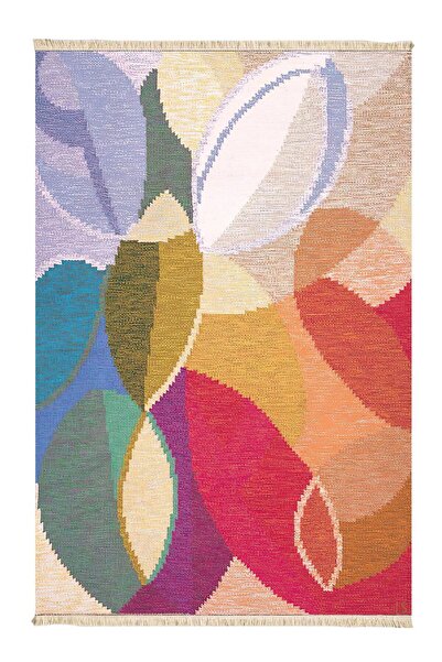 Markaev Renkli Sanat Dokuma Taban Halı 395 YNG