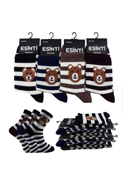 Esinti Desenli Kadın Çorap