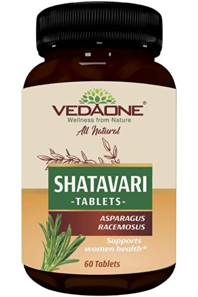 VedaOne أقراص شاتافاري طبيعية بالكامل | 750 ملغ لكل قرص | 60 قرصًا