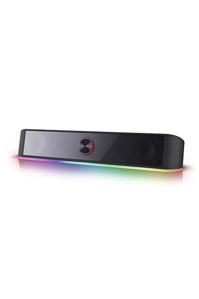 REDRAGON GS560 ADIEMUS RGB 2.0 Channel USB Wired Soundbar - Black