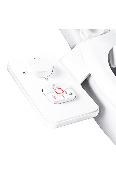 Elindor Bideu retractabil pentru toaletă cu funcție de autocurățare, neelectric, alb