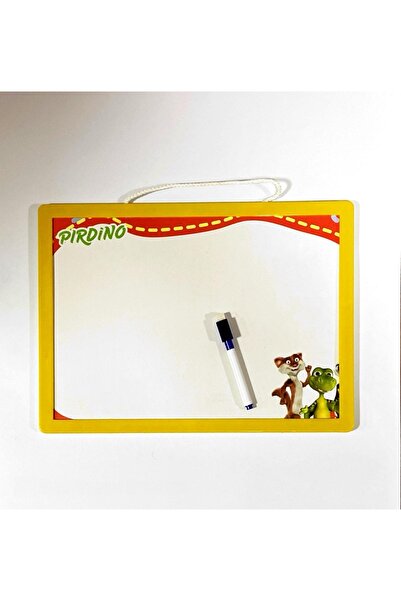 Uysal Yayınevi Yazı Tahtası Beyaz Duvar Askı Aparatlı 35x25 Cm Arkalı Önlü Ya...