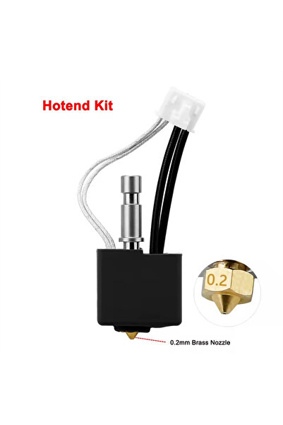 choice2 أجزاء طابعة ثلاثية الأبعاد Hotend 0.2 مللي متر لـ Anycubic Kobra S1 كومبو Hotend Kobra S1C فوهة عدة نهاية ساخنة 0.2 0.