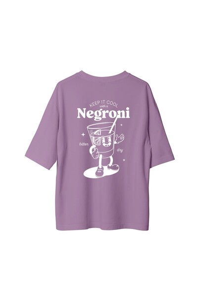 CANDLEMASTORE Negroni Night - Oversized T-Shirt