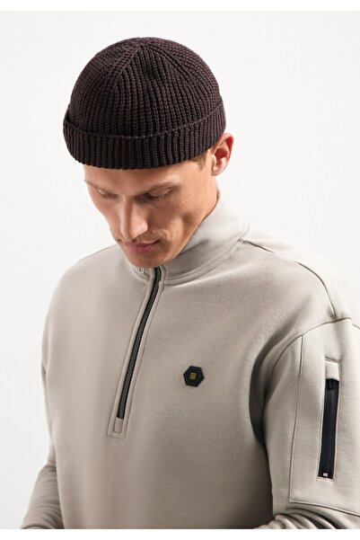 Jack and Jones Donald Half Zip Sweater Cream Men