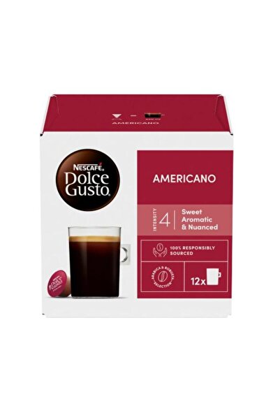 Nescafe Capsule NESCAFÉ Dolce Gusto Americano, 102g, 12 capsule – cafea clasi...
