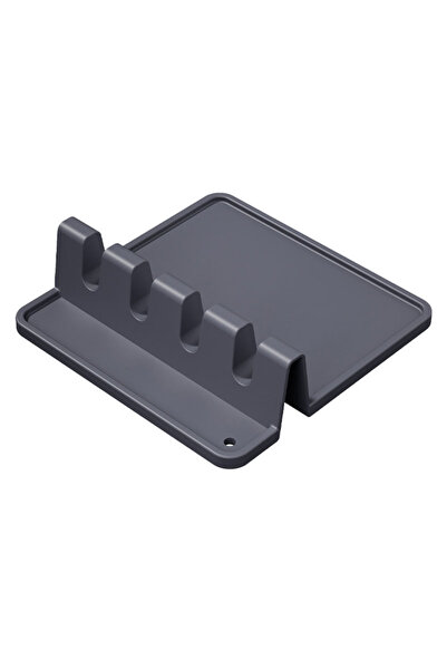 Choice3 GRAY Multi-functional Silicone Kitchen Tool Holder for Spoon, Ladle, ...