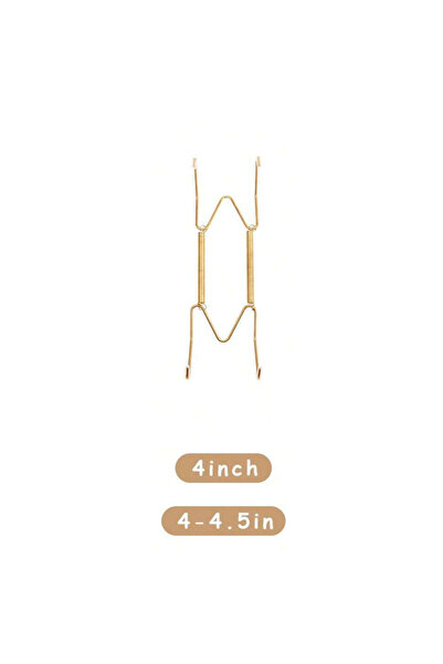 Choice4 3pc-4inch 4/6/8/10/12 Inch Plate Dish Hangers Holder W-shaped Wall Di...