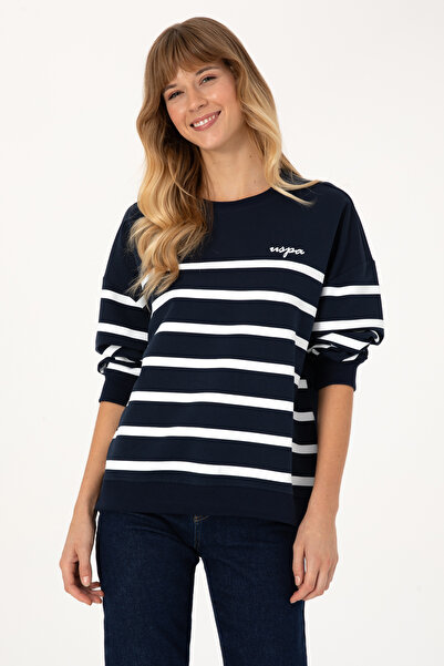 U.S. Polo Assn. Women's Navy Blue Sweatshirt 50313572-Vr033