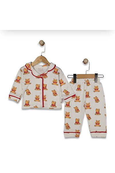 minipanda Kız Erkek Unisex Lüx Alt-Üst 2 Parça Desenleri Canlı Pamuklu Pijama...
