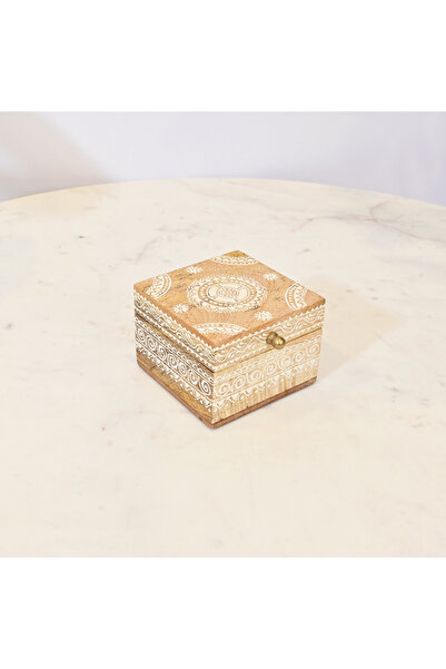 Crafted by Lifestyle Painted Wooden Decorative Box