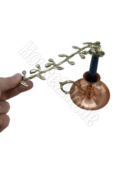 HOUSE2HOME El Yapımı Pirinç Mum Söndürücü – Dekoratif Mum Söndürme Aparatı