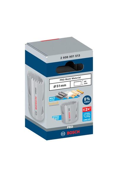 Bosch Pro 51 mm Multi Vidalı Bi-Metal Panç 2608901513