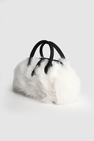 La La'Graccio Paris La'Graccio Paris Women's Marina Straw-Plush Strap Bag