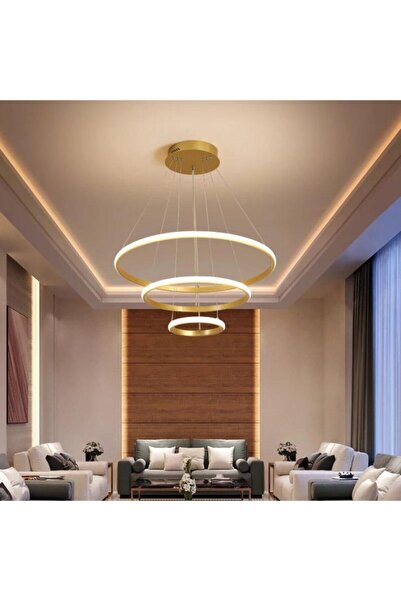 Elektroyou Ringa Eskitme Gün Işığı 3'lü Üçlü Ledli Avize