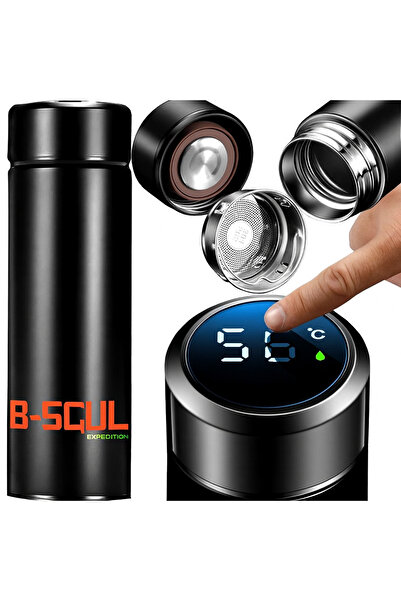 zola Zola smart thermos with temperature indicator, stainless steel, 500 ml, black