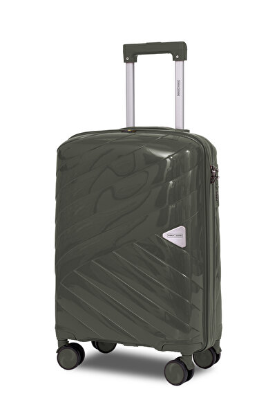 PARAJOHN TrackTrek 20-Inch Cabin-Size (Small) PP Hard Case Luggage Trolley Bag with 8 Spinner Wheels and Lock