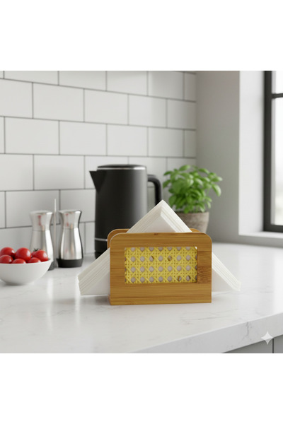 KirazEv Bambu Hazeranlı Peçetelik, Bambu Peçetelik