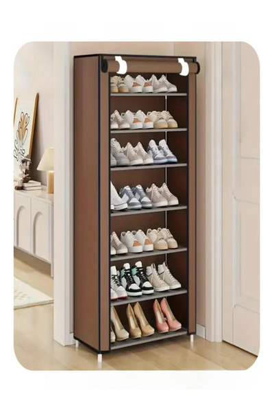 BEC39 Durable 7-Tier Fabric Shoe Organizer - The perfect solution for organiz...