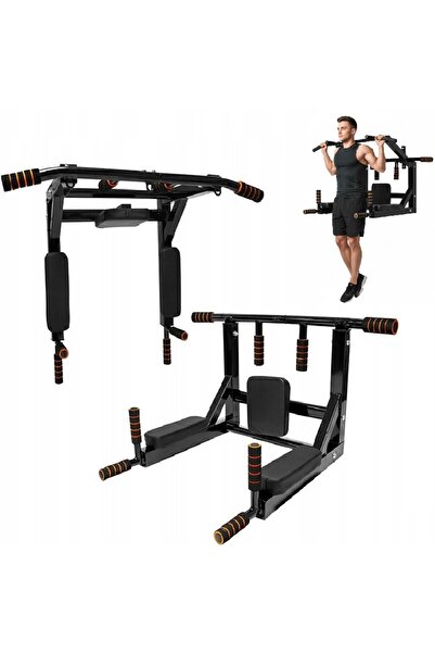 zola Training bar, pull-ups and exercises, supports 200 kg, steel/foam, 93x70x48 cm, black
