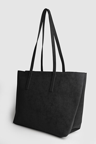 La La'Graccio Paris Lagraccio Paris Women's Katty Oversized Suede Shoulder Bag